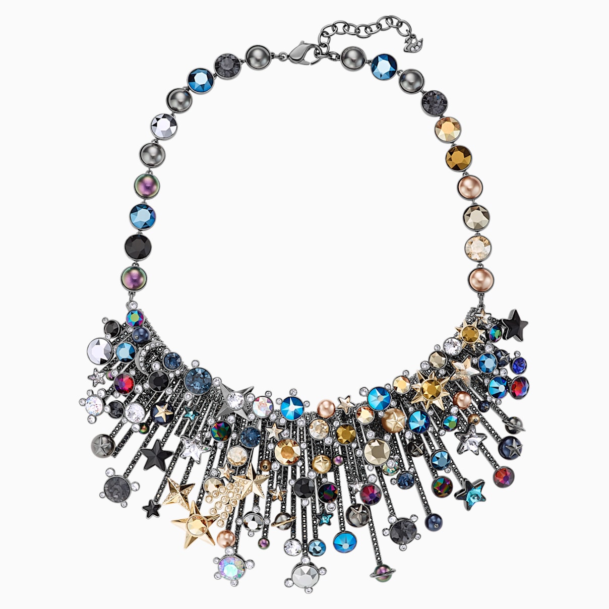 Swarovski Nocturnal Sky Necklace, Multi-coloured, Mixed metal finish