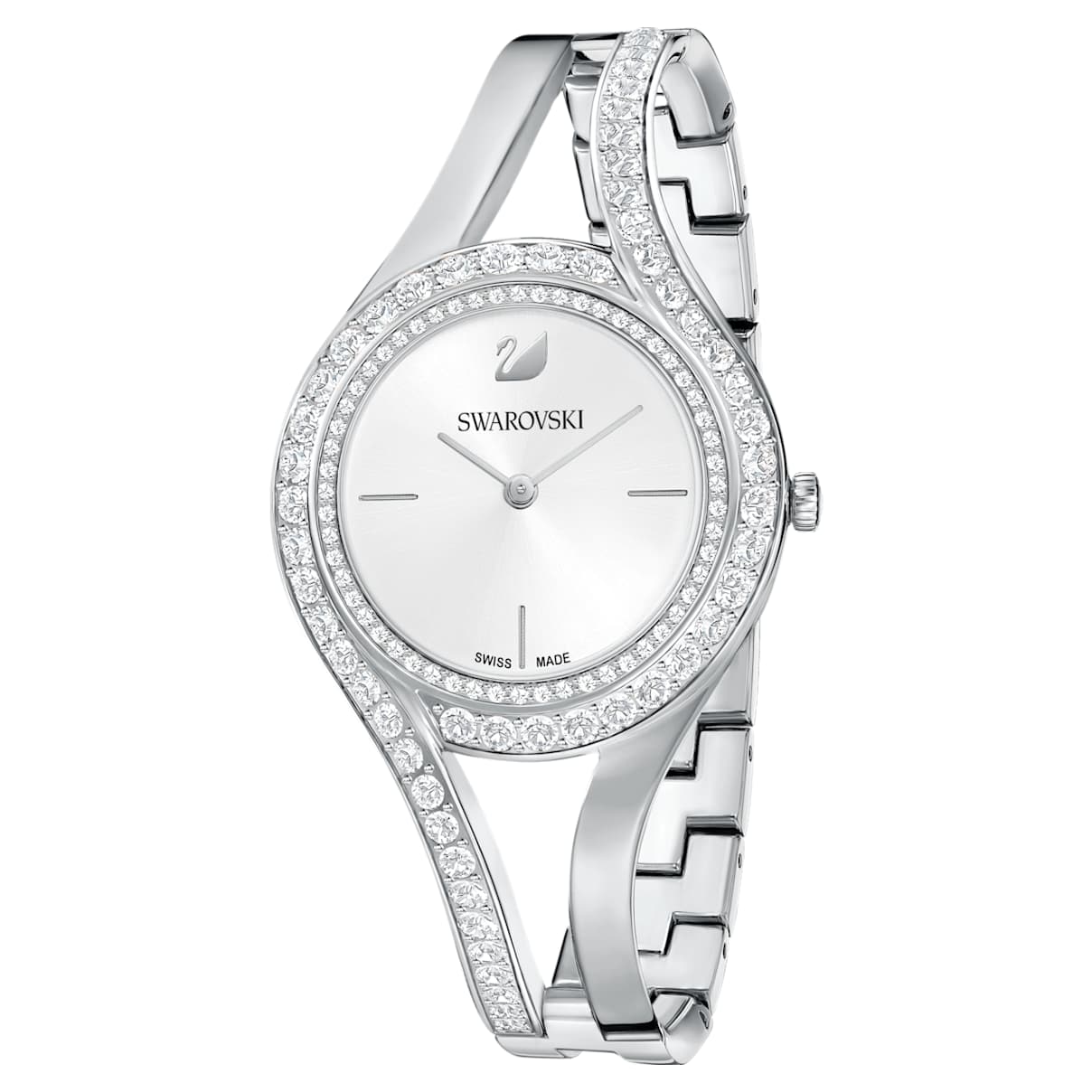 Montre Eternal, Fabriqué en Suisse, Bracelet en cristal, Ton argenté, Acier inoxydable
Montre Eternal, Fabriqué en Suisse, Bracelet en cristal, Ton argenté, Acier inoxydable