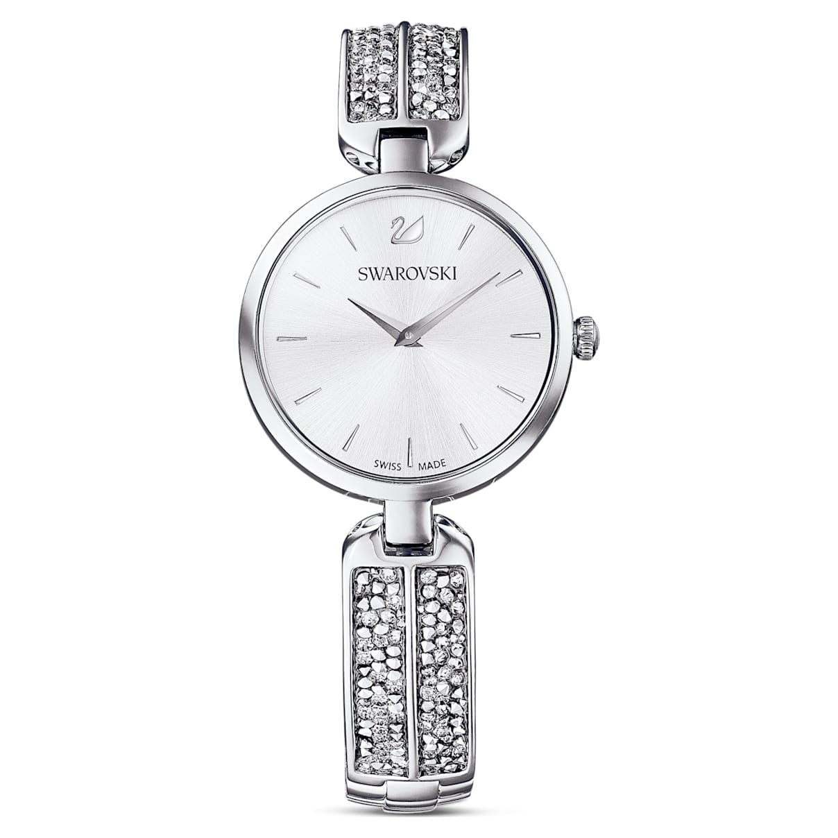 Dream Rock watch, Swiss Made, Metal bracelet, Silver tone, Stainless steel
Dream Rock watch, Swiss Made, Metal bracelet, Silver tone, Stainless steel
