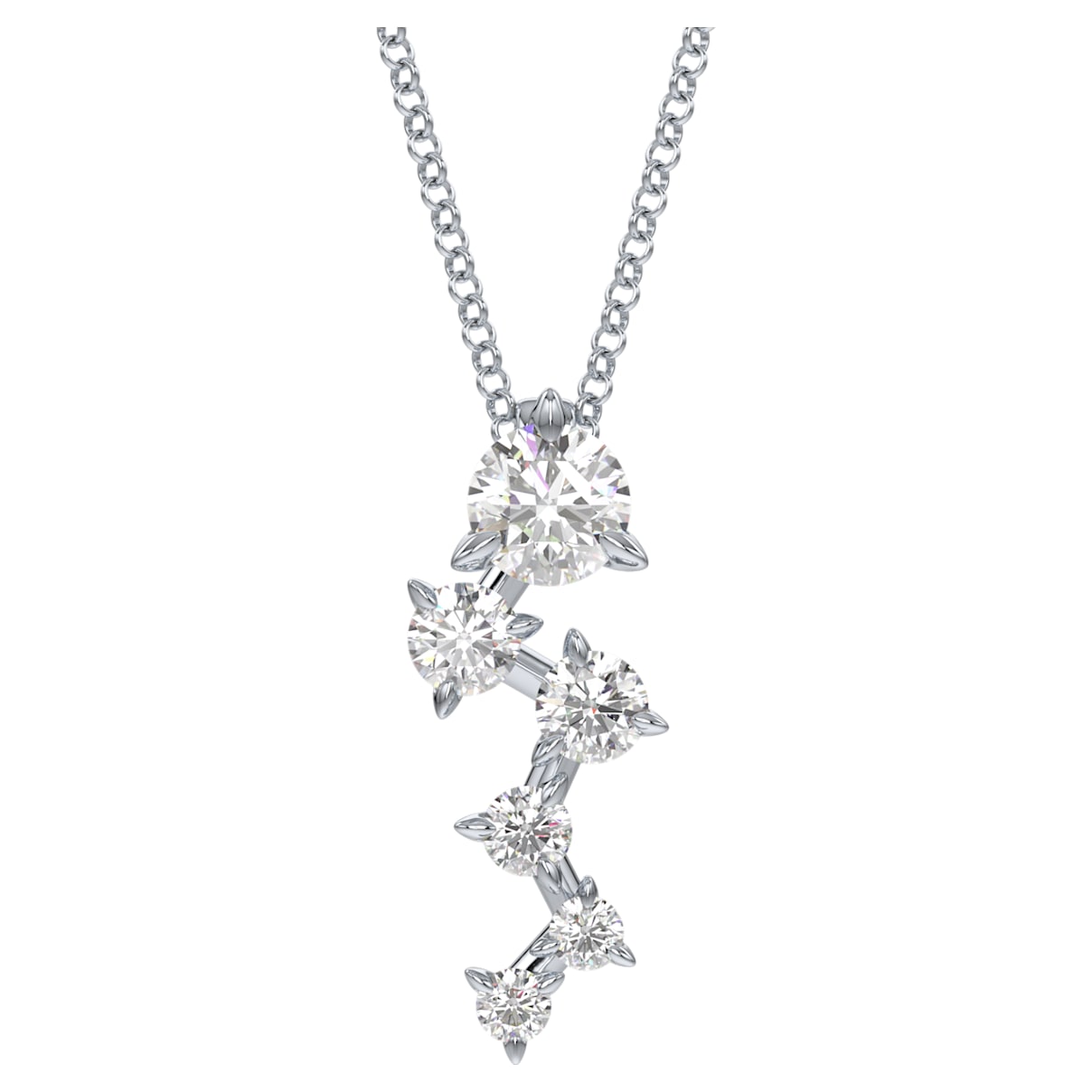 Swarovski Intimate pendant, Laboratory grown diamonds 0.59 ct tw, 14k white gold
Swarovski Intimate pendant, Laboratory grown diamonds 0.59 ct tw, 14k white gold