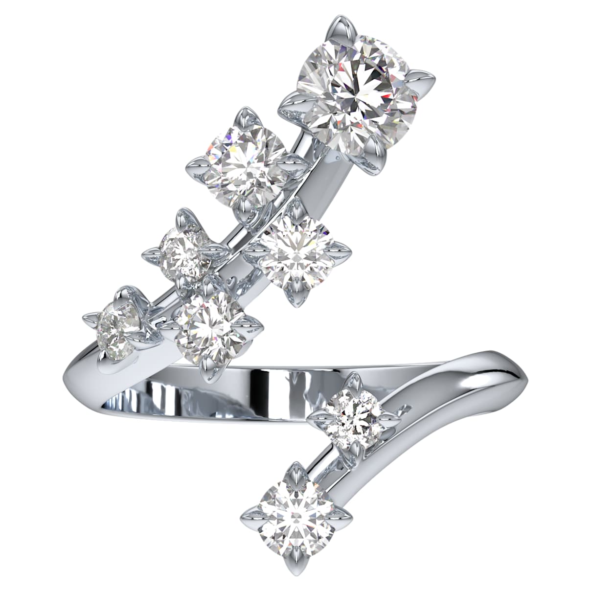 Swarovski Intimate ring, Laboratory grown diamonds 0.98 ct tw, 14k white gold
Swarovski Intimate ring, Laboratory grown diamonds 0.98 ct tw, 14k white gold