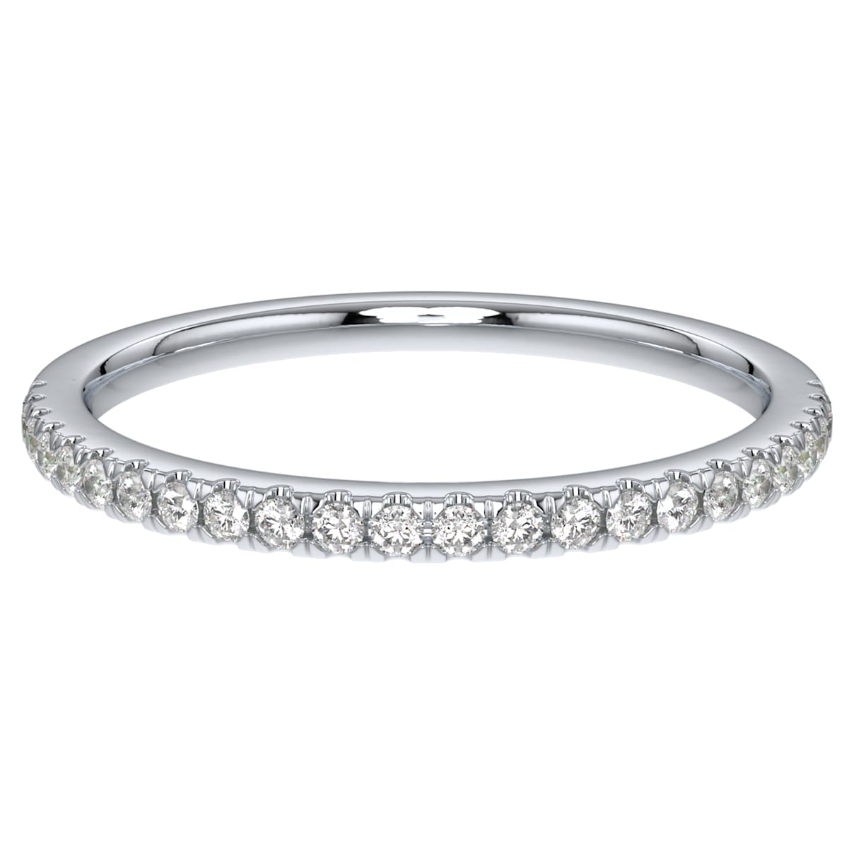 Eternity ring, 14K white gold 
Eternity ring, 14K white gold