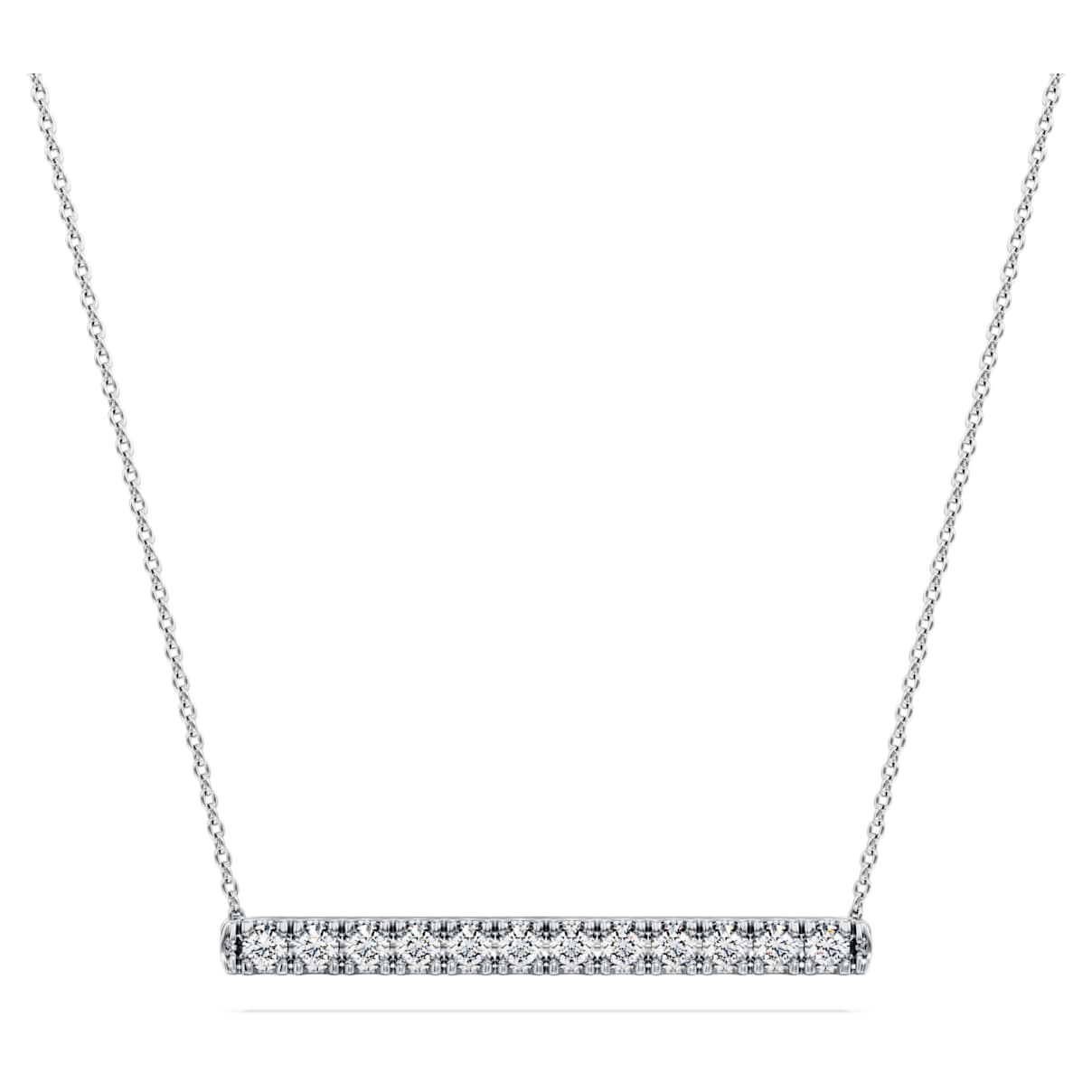 Eternity bar pendant, Lab-grown diamonds 0.5 ct tw, Round shape, 14K white gold
Eternity bar pendant, Lab-grown diamonds 0.5 ct tw, Round shape, 14K white gold