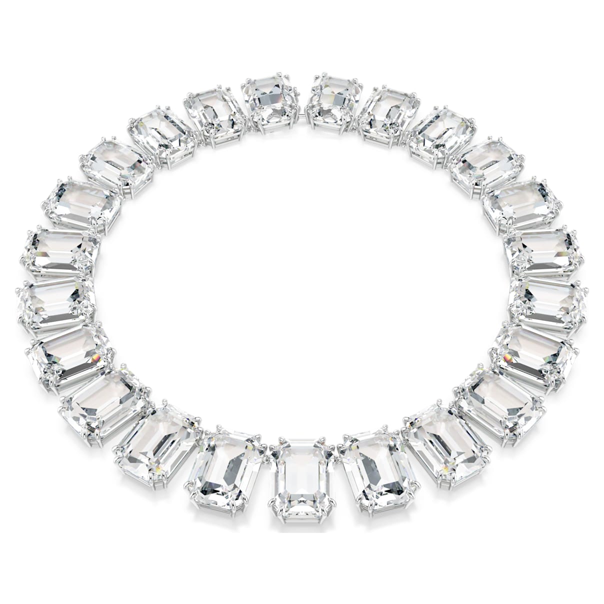 Millenia Tennis necklace, Oversized crystals, Octagon cut, White, Rhodium plated
Millenia Tennis necklace, Oversized crystals, Octagon cut, White, Rhodium plated