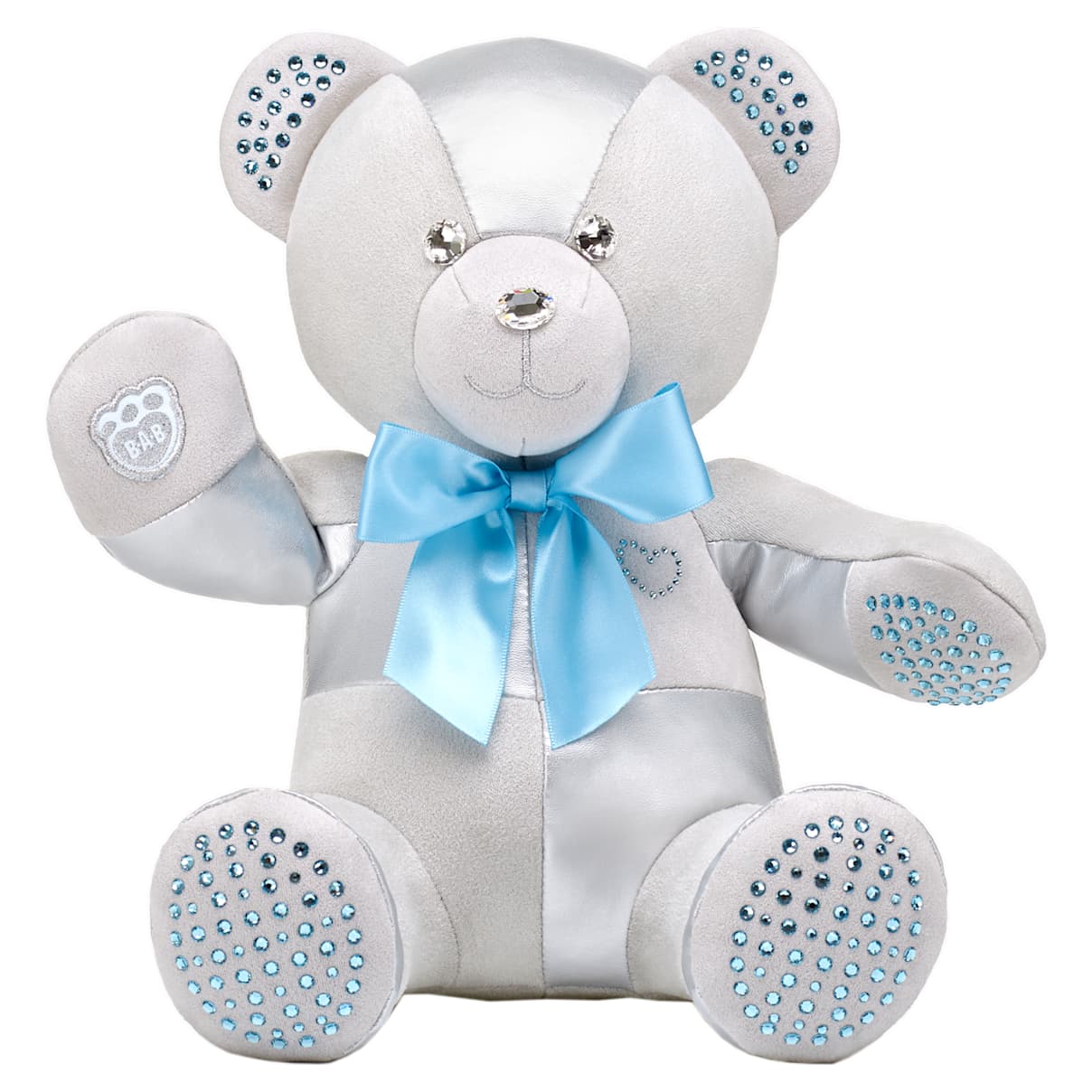 Build-A-Bear Birthstone Bear collectible, Featuring Swarovski® crystals, Teddy bear, March, Light blue
Build-A-Bear Birthstone Bear collectible, Featuring Swarovski® crystals, Teddy bear, March, Light blue