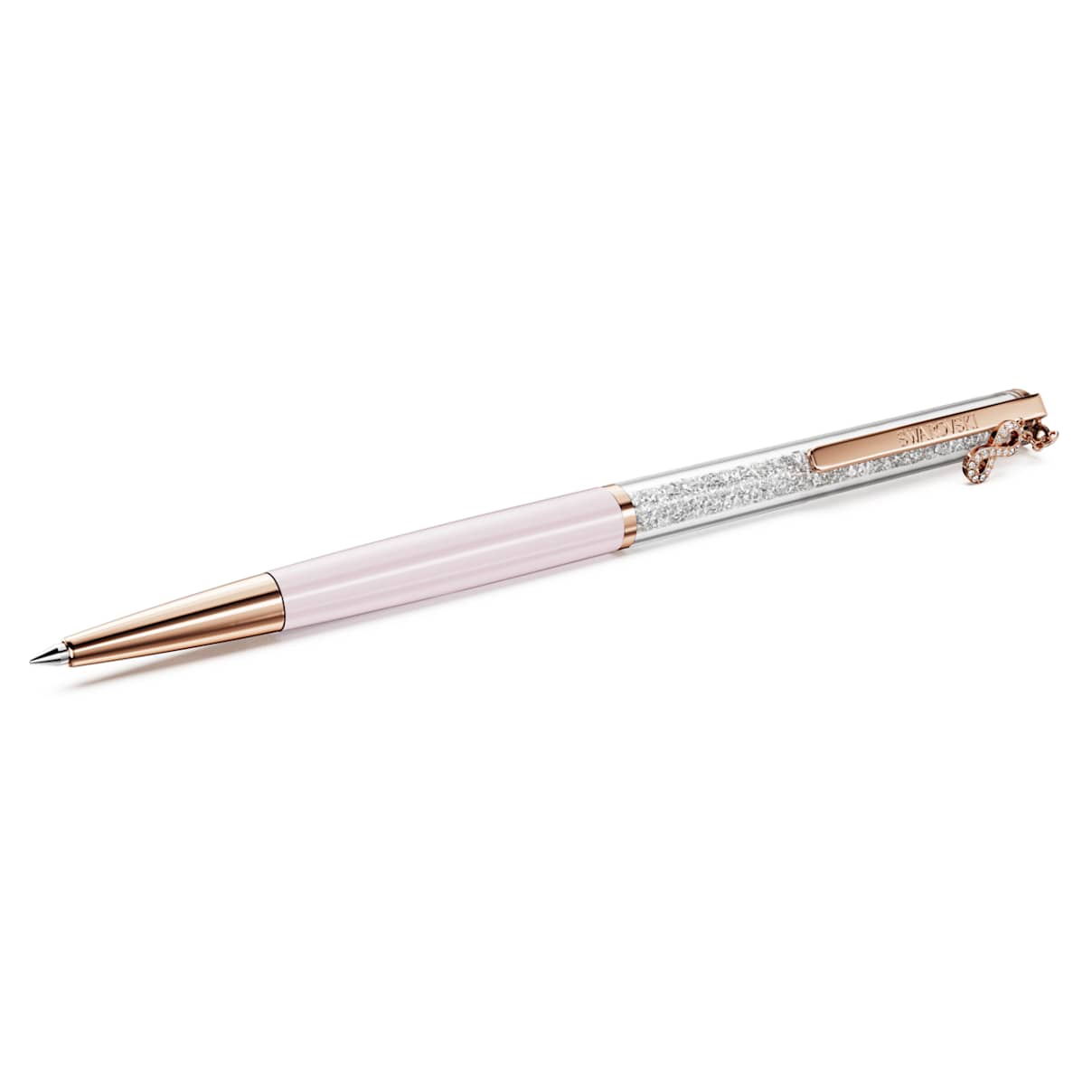 Crystalline Silk ballpoint pen, Infinity, Pink lacquered, Rose gold-tone plated
Crystalline Silk ballpoint pen, Infinity, Pink lacquered, Rose gold-tone plated