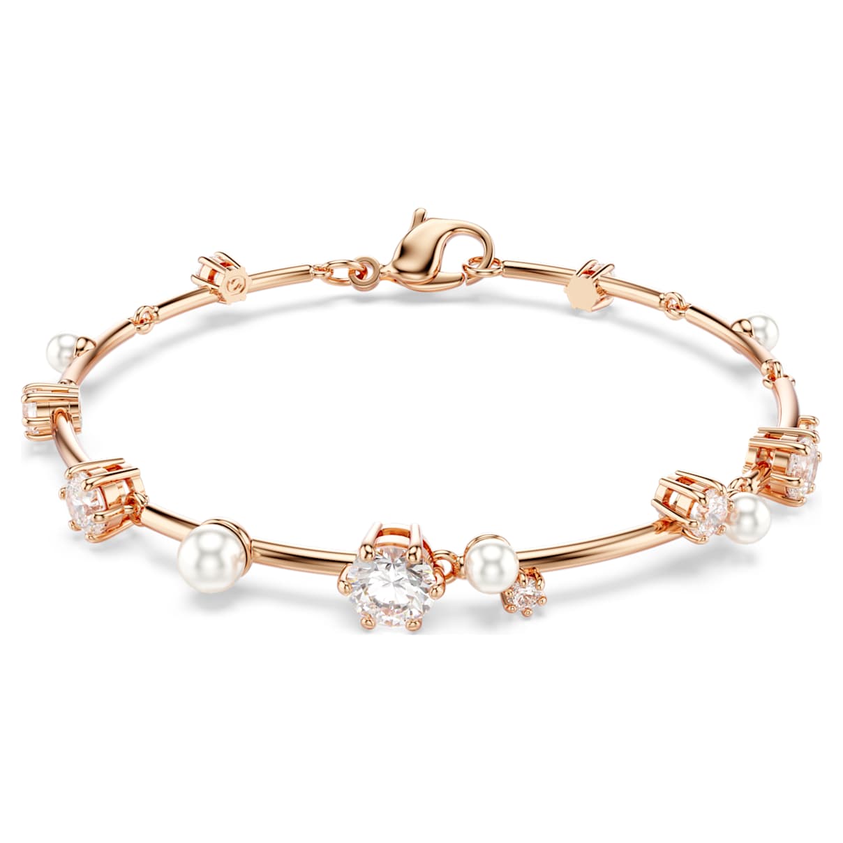 Bracciale Tennis Constella, Crystal Pearl, tagli Round, Bianco, Placcato color oro rosa
Bracciale Tennis Constella, Crystal Pearl, tagli Round, Bianco, Placcato color oro rosa
