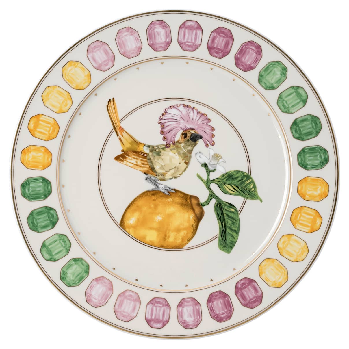 Idyllia service plate, Porcelain, Crystal print motif, flycatcher, Multicoloured
Idyllia service plate, Porcelain, Crystal print motif, flycatcher, Multicoloured