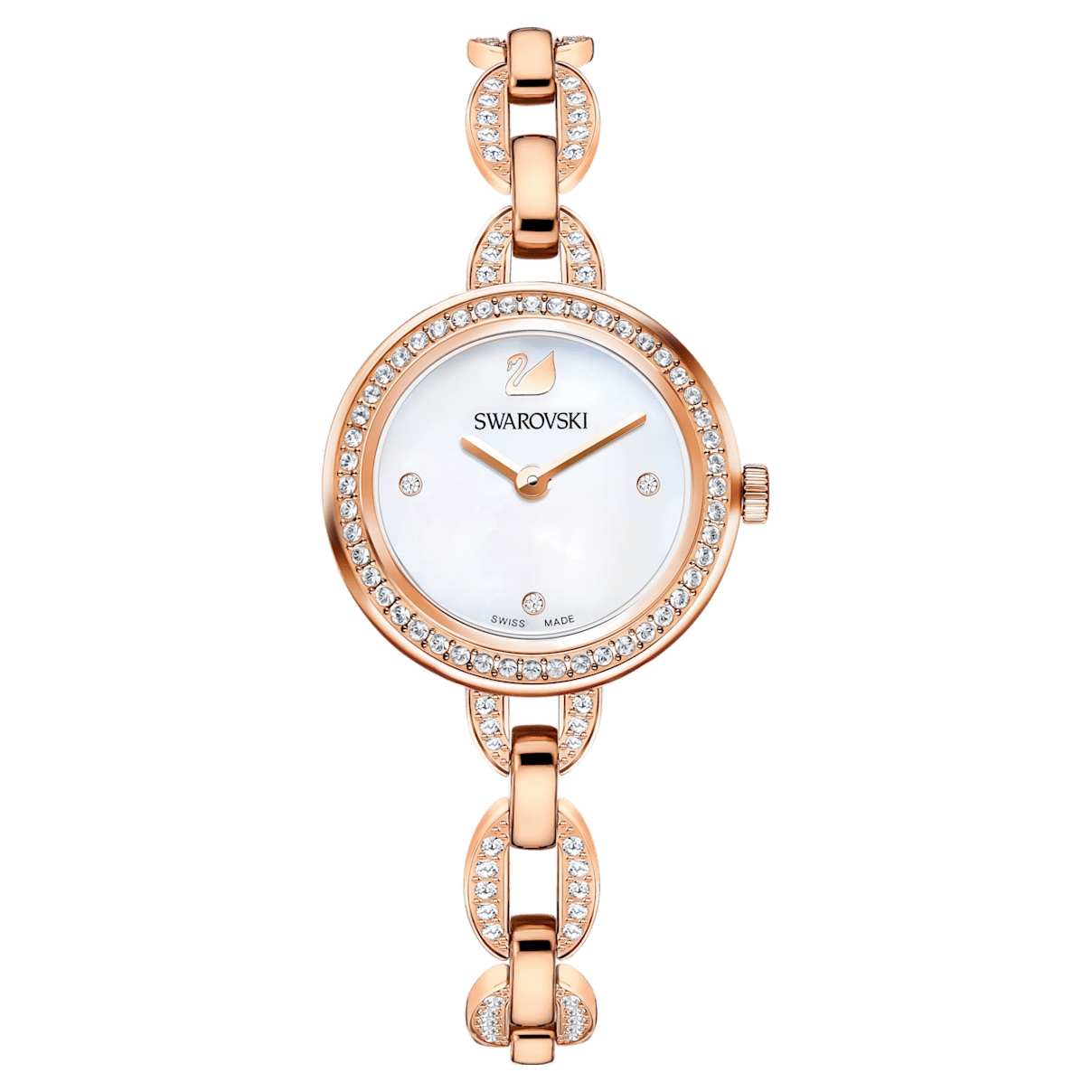 Swarovski Aila Mini watch, Metal bracelet, Rose gold tone, Rose gold-tone finish
Swarovski Aila Mini watch, Metal bracelet, Rose gold tone, Rose gold-tone finish
