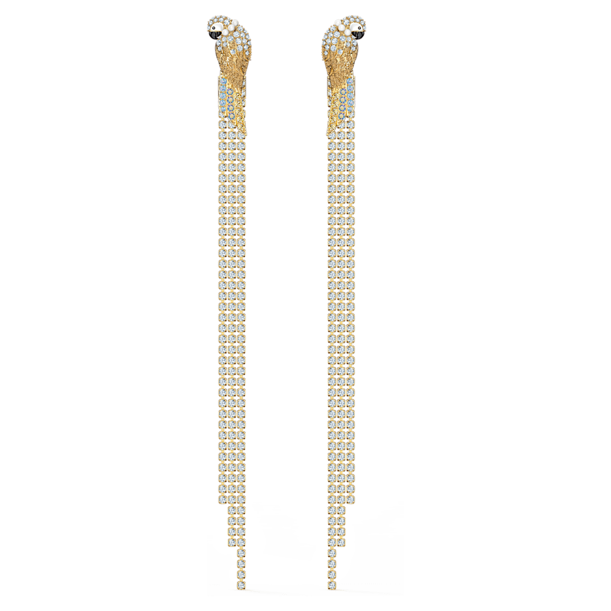 Swarovski Tropical drop earrings, Parrot, Long, Multicolored, Gold-tone plated
Swarovski Tropical drop earrings, Parrot, Long, Multicolored, Gold-tone plated