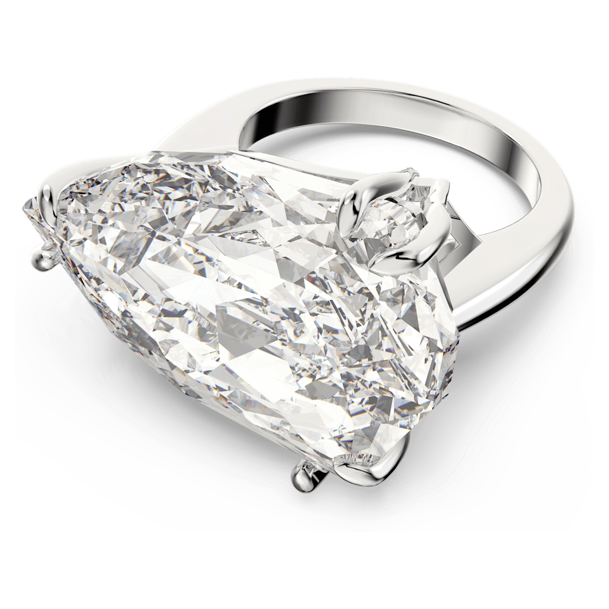 Swarovski Mesmera 个性戒指, 三菱形切割, 白色, 镀铑
Swarovski Mesmera 个性戒指, 三菱形切割, 白色, 镀铑