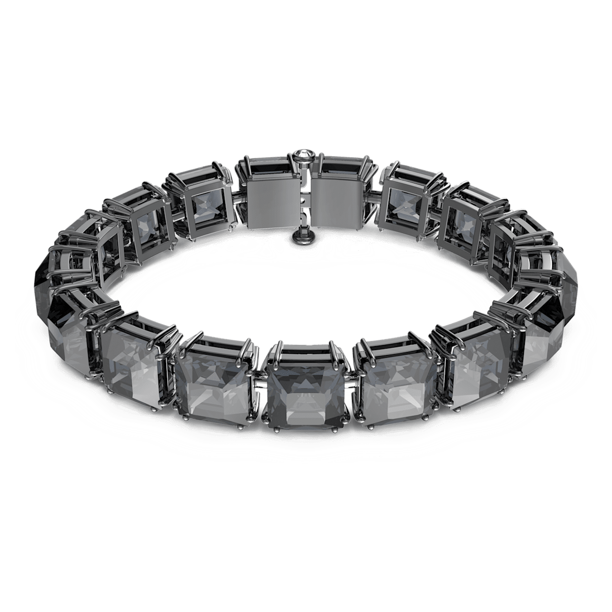 Swarovski Millenia 手链, 方形切割, 灰色, 镀钌
Swarovski Millenia 手链, 方形切割, 灰色, 镀钌