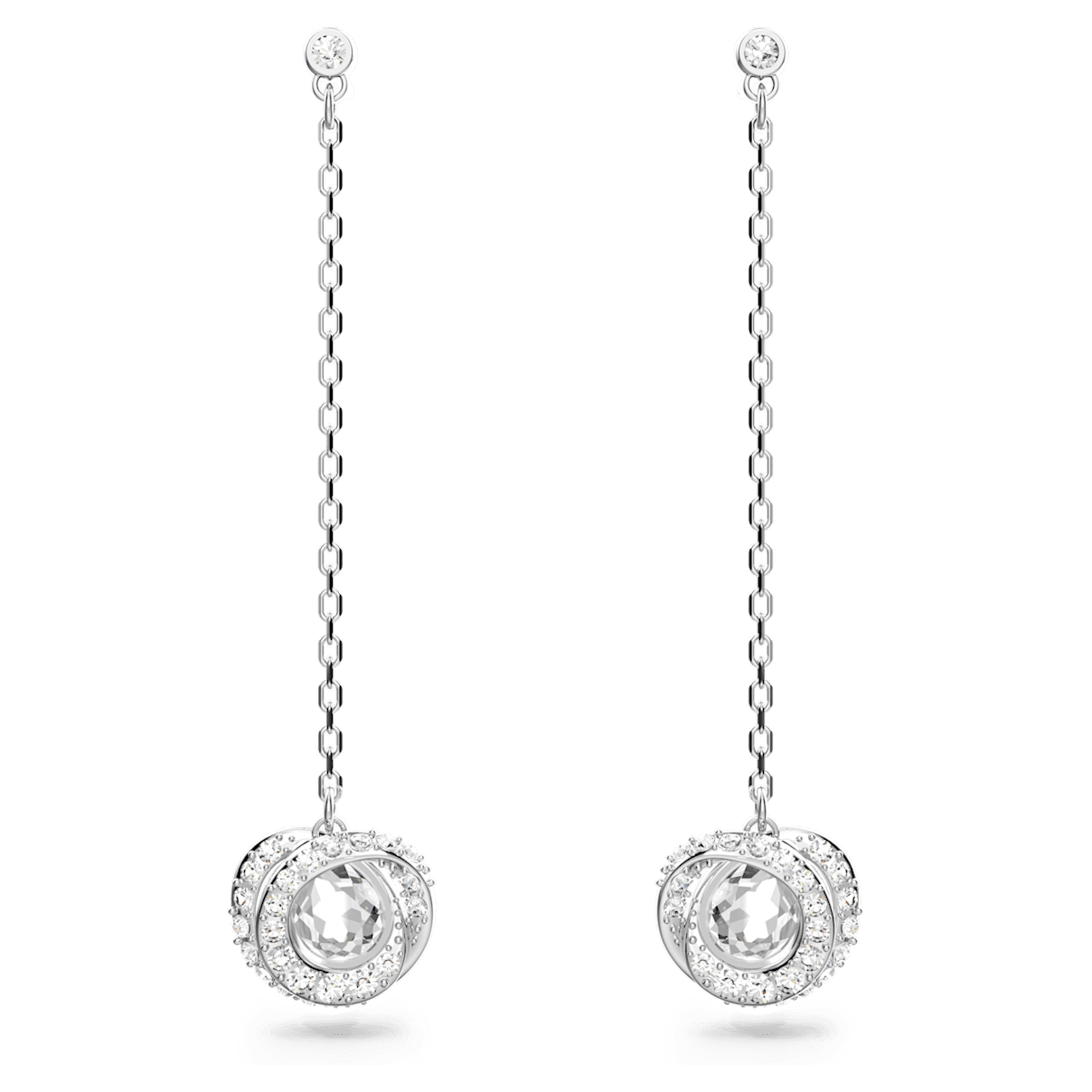 Swarovski Generation 水滴形耳环, 短, 白色, 镀铑
Swarovski Generation 水滴形耳环, 短, 白色, 镀铑