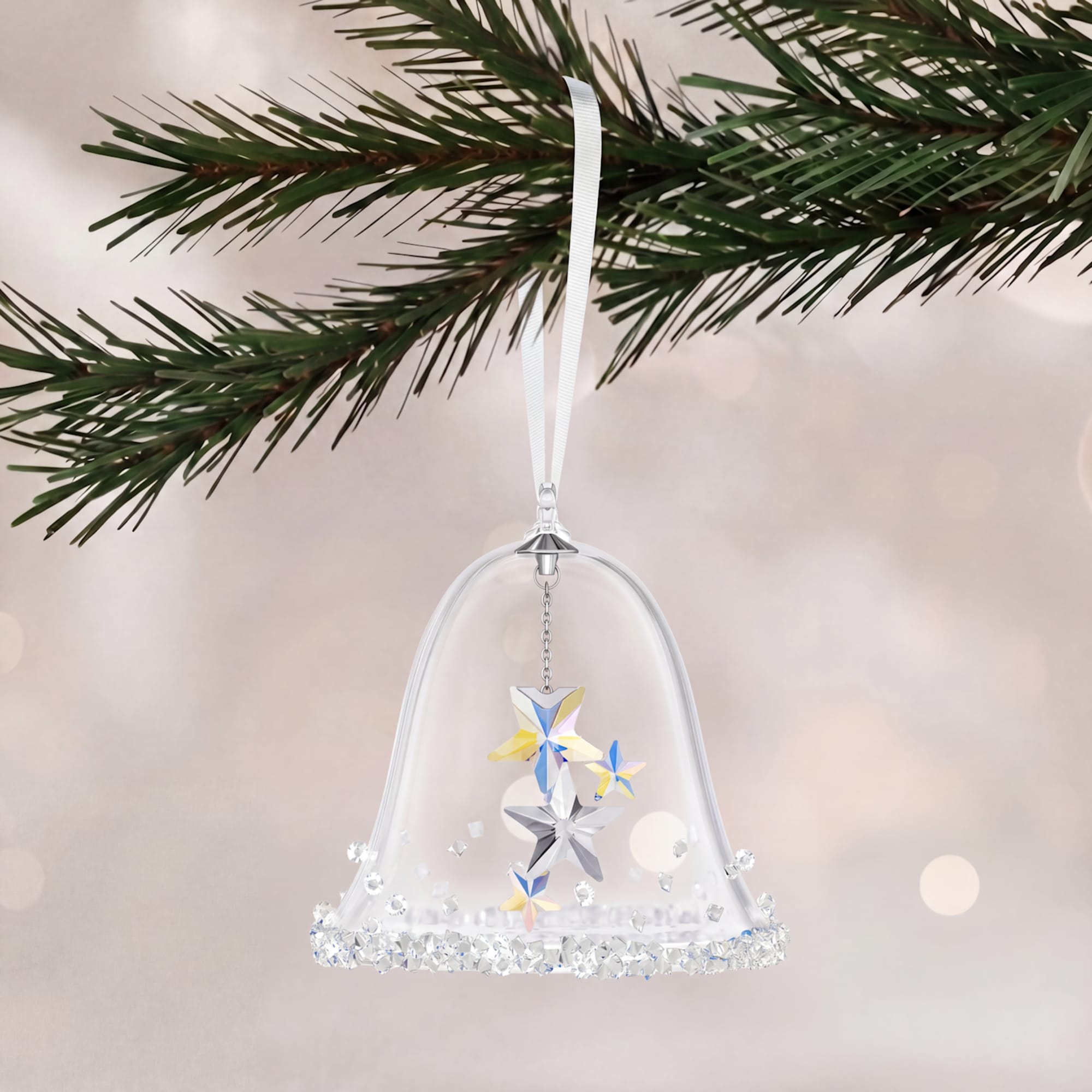 Holiday Magic Classics Bell Ornament, XS | Swarovski