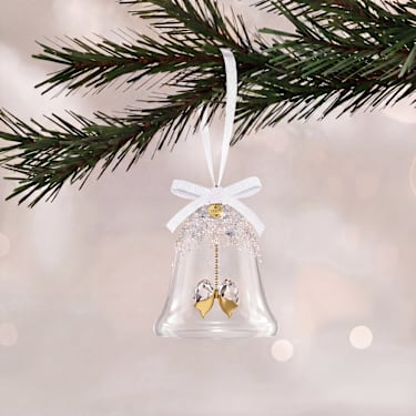 Annual Edition Bell Ornament 2026, White | Swarovski