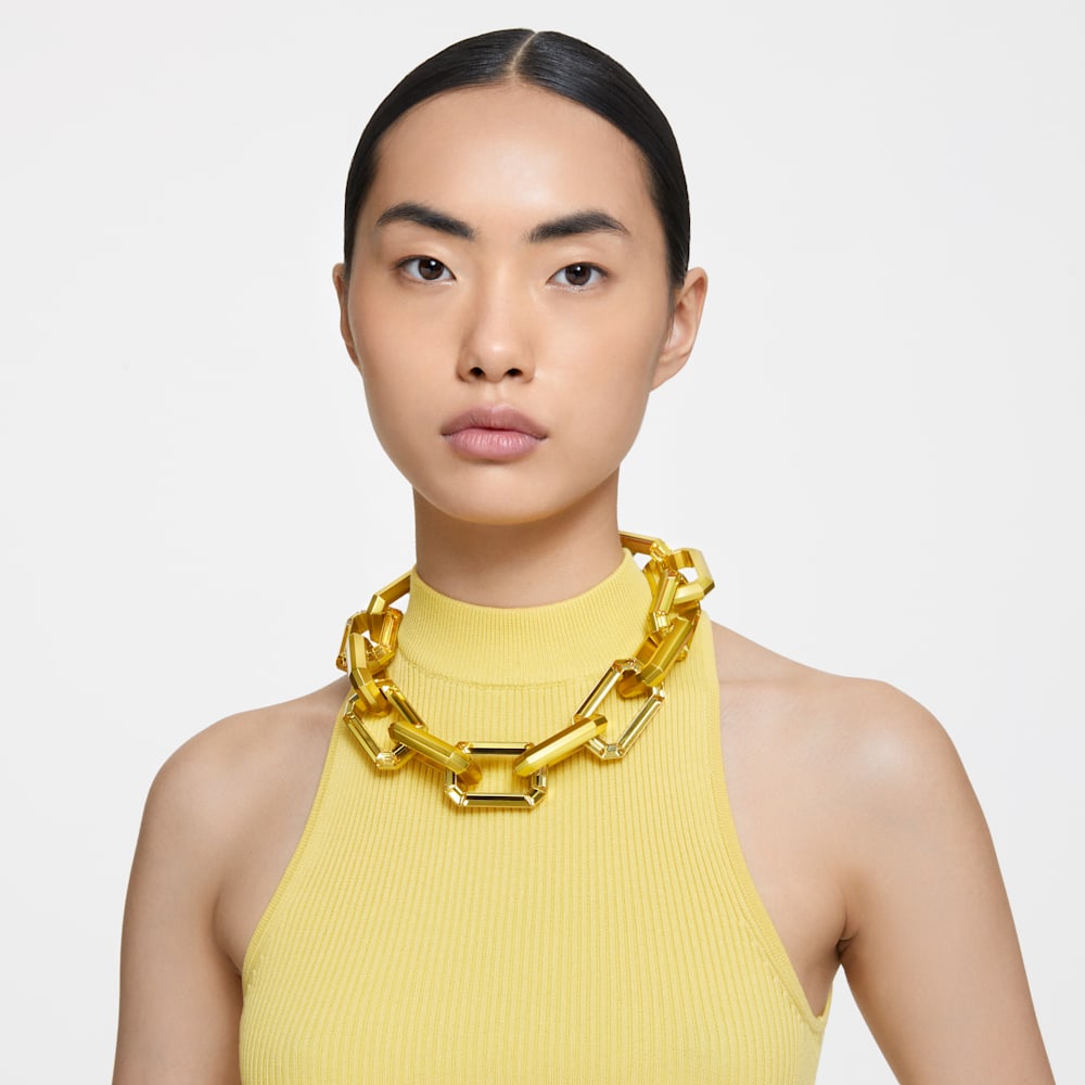 Swarovski Lucent necklace, Yellow