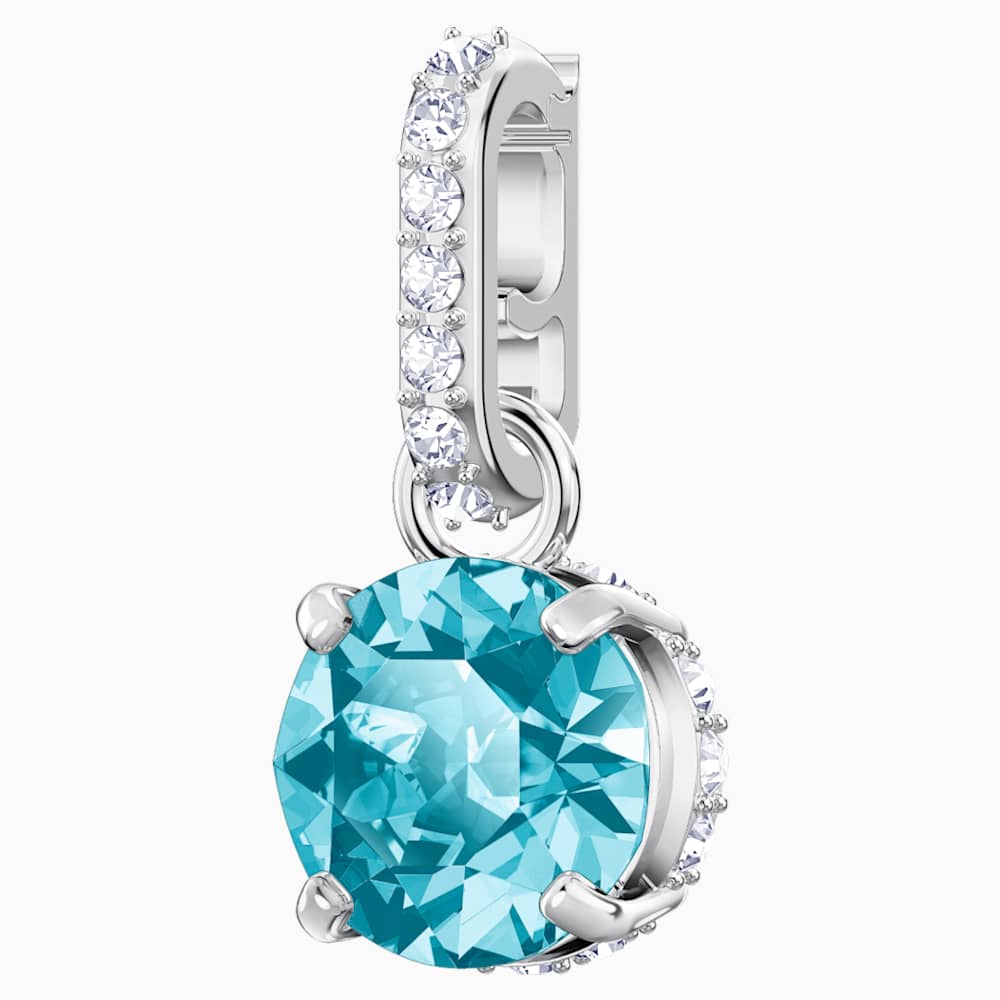 Swarovski Remix Collection Charm, December, Blue, Rhodium ...