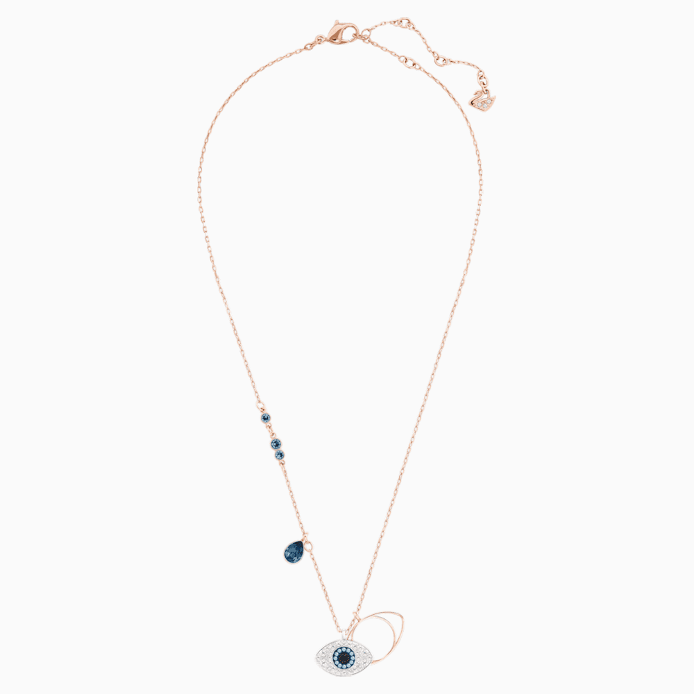 Swarovski symbolic evil eye pendant clearance
