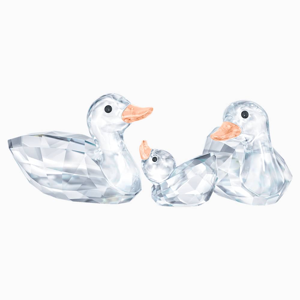 Crystal World Baby Bird Bath Figurine New In Box