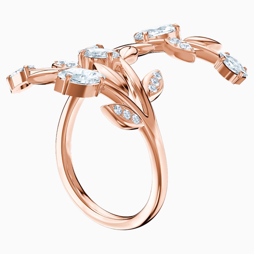 swarovski mayfly ring rose gold
