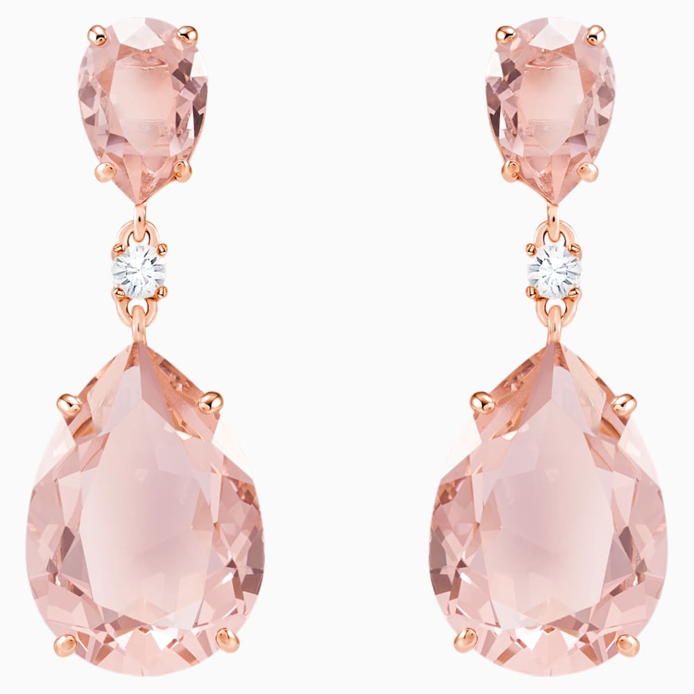 Vintage Delikli Damla Kupe Pembe Pembe Altin Rengi Kaplama Swarovski Com