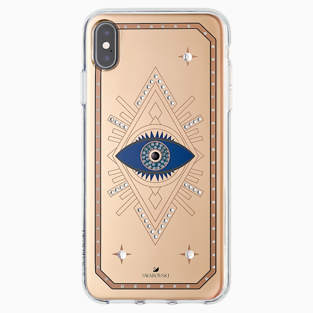 High Smartphone Case With Bumper Iphone Xs Max Silver Tone Swarovski Com
