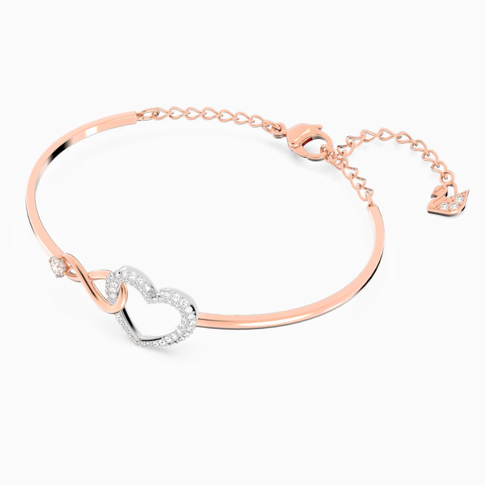 Swarovski infinity bangle chain clearance