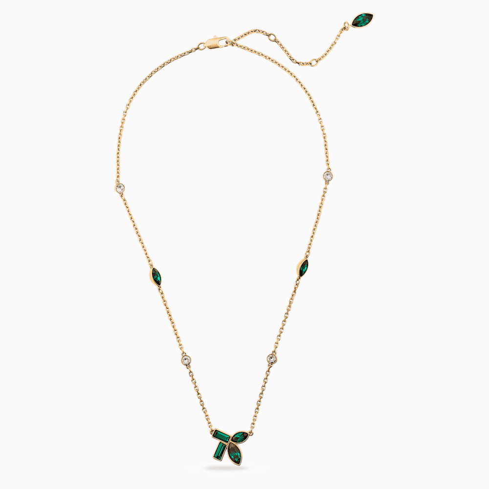 Beautiful Earth By Susan Rockefeller Kolye Yesil Altin Rengi Kaplama Swarovski Com