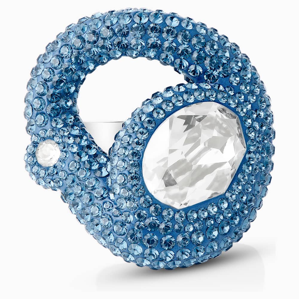 Tigris Yuzuk Turkuaz Paladyum Kaplama Swarovski Com
