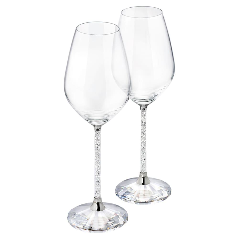 Crystalline Wine Glasses Set Of 2 Swarovski 9226