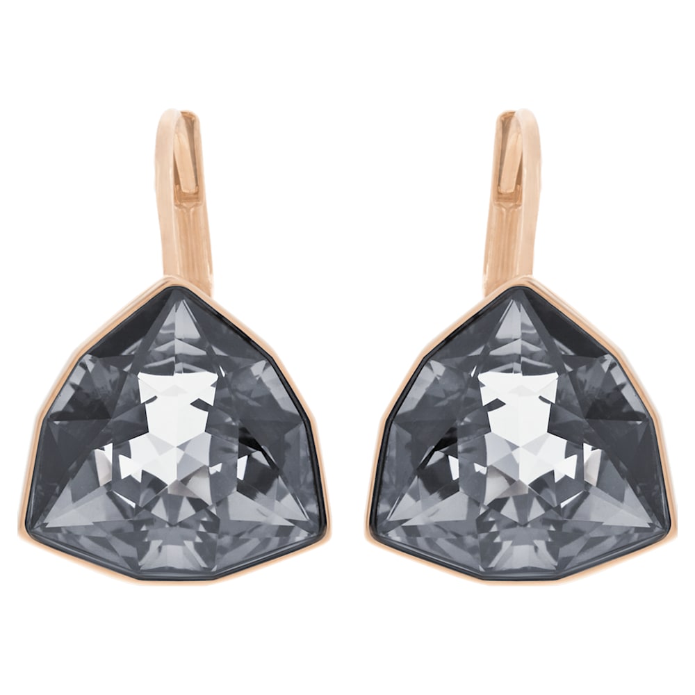 Swarovski grey earrings clearance