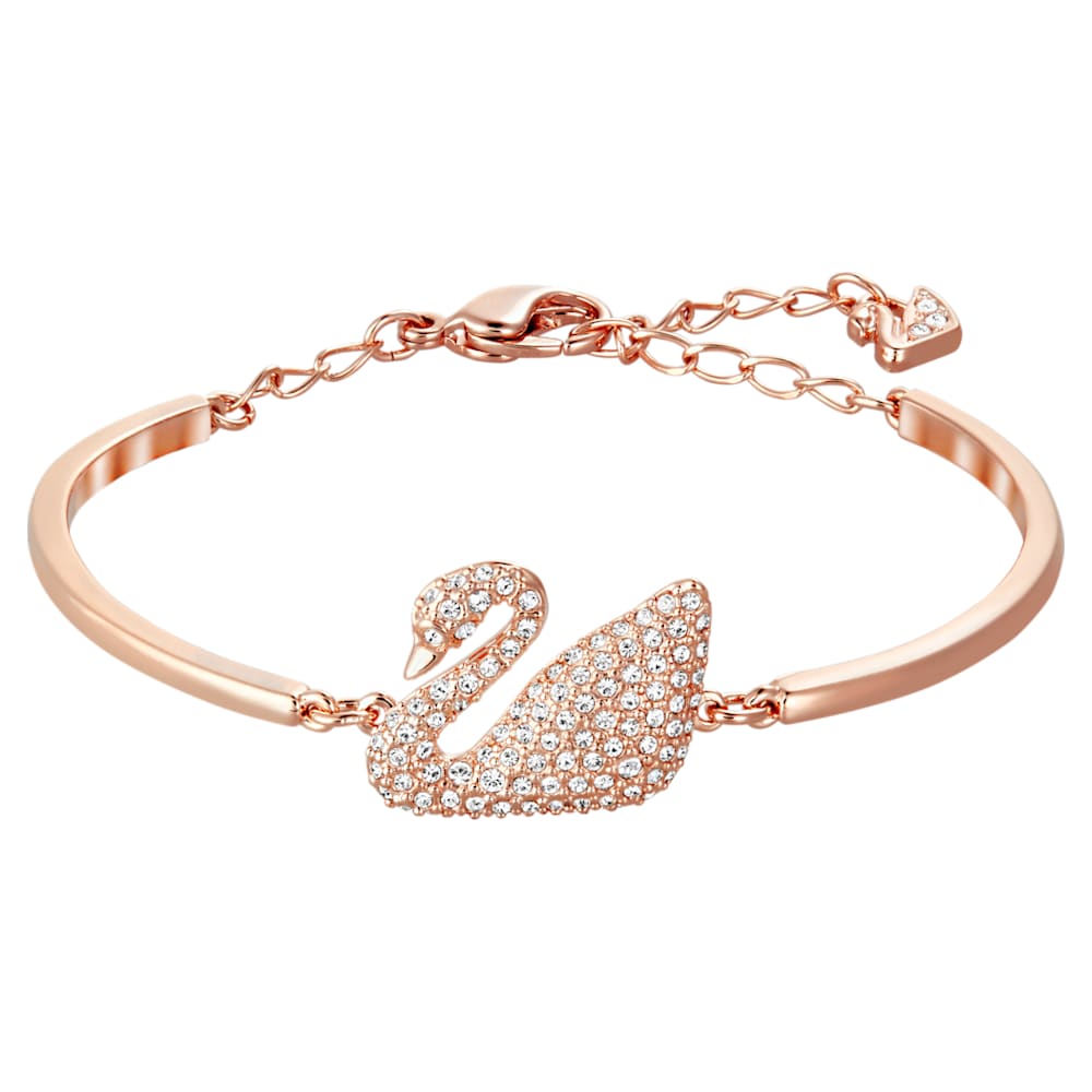 Jonc swarovski en métal doré et cristal clearance