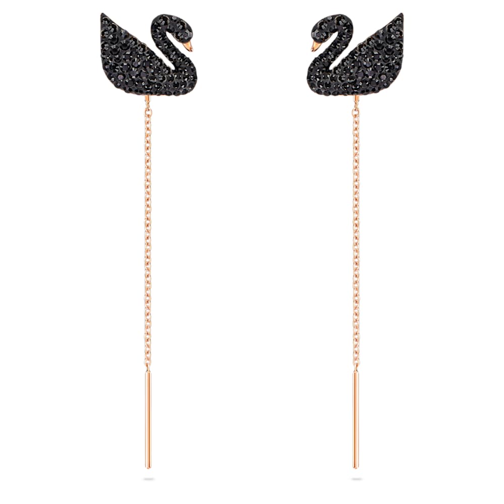 Amazon.com: Swarovski Facet Swan Pierced Earrings Rose Gold-tone Plated  5358058: Clothing, Shoes & Jewelry