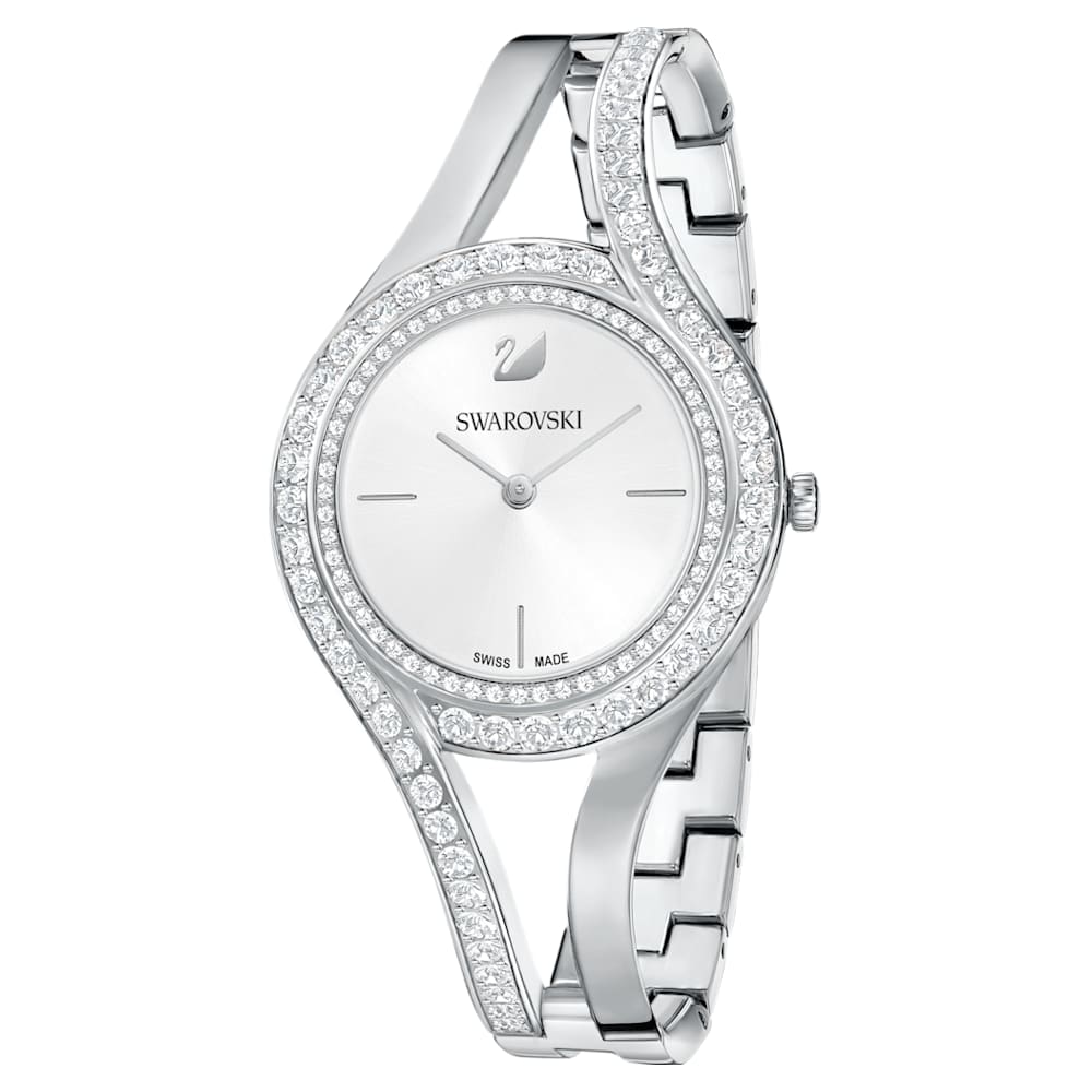 ManChDa Ladies Watch Iced Out Watch with Quartz Movement for Women Diamond  Classic Fashion Romantic Watches + Jewelry Cuff Bracelet Set : Amazon.in:  Fashion