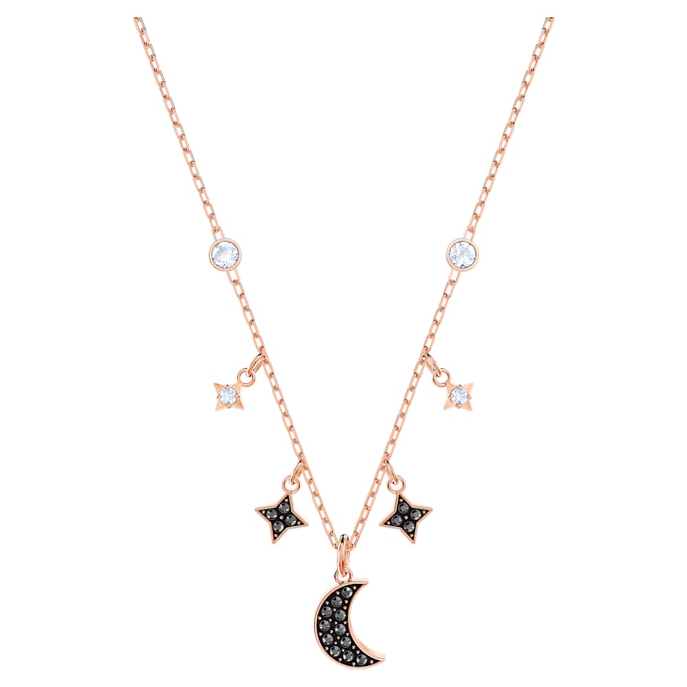 Moon and star necklace clearance