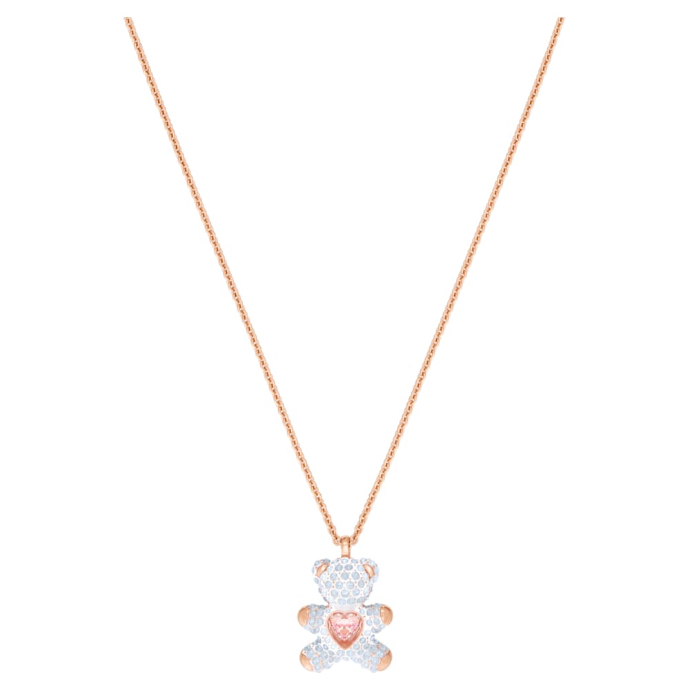 Dichroic Teddy Bear Necklace | Fused Iridescent Glass Jewelry -  OMGlassJewelry.com
