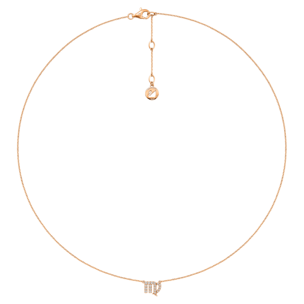 Virgo swarovski necklace clearance