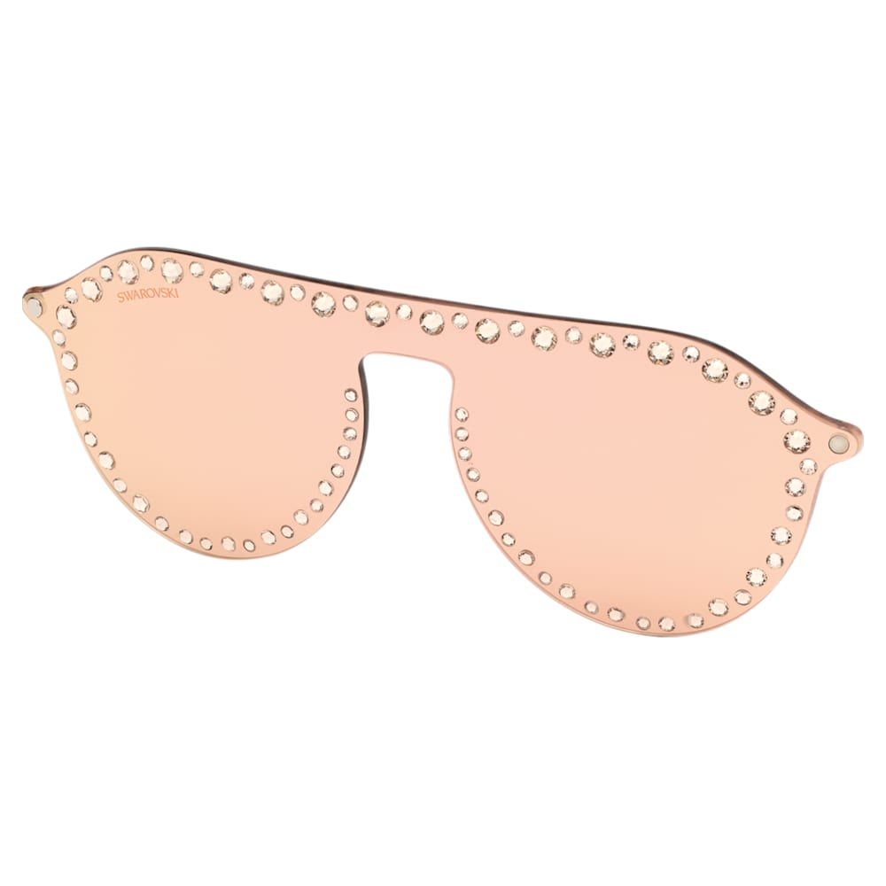 Swarovski Click-on Mask sunglasses, SK5329-CL 32G, Rose