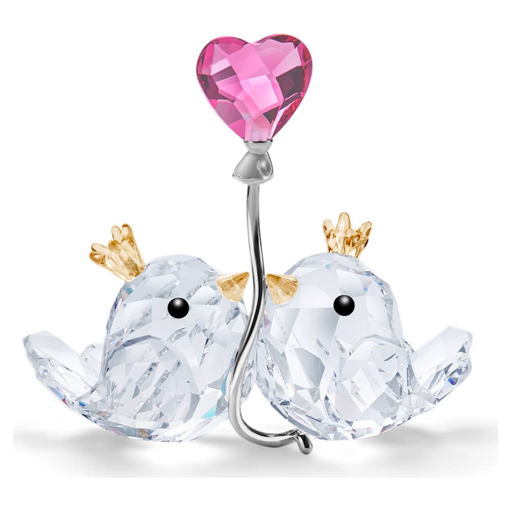 ■美品■ SWAROVSKI スワロフスキー ハート ラインストーン ネックレス ペンダント アクセサリー レディース シルバー系 DE5201