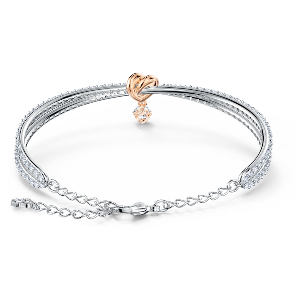Swarovski lifelong heart bangle