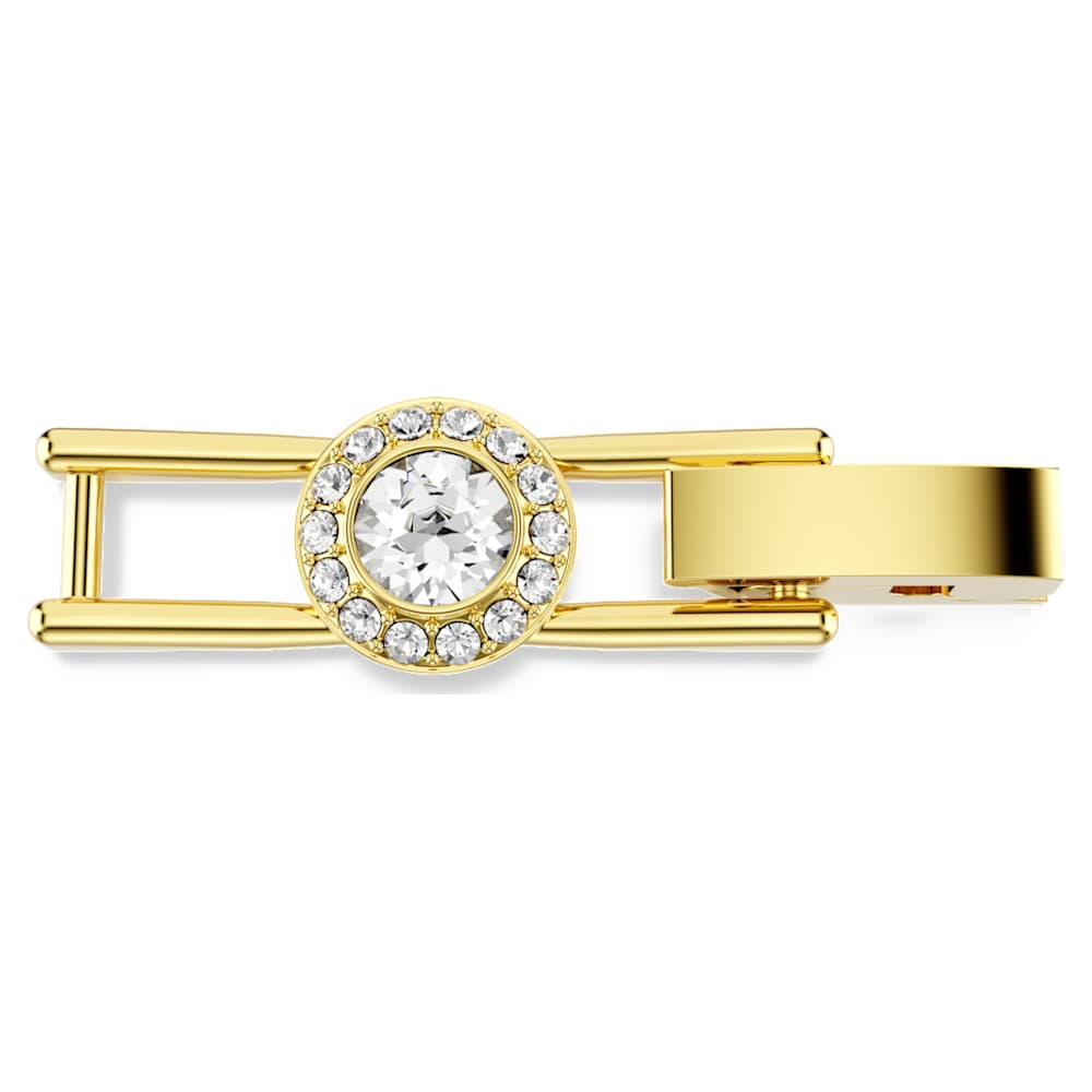 Una Angelic extender Round cut White Gold tone plated Swarovski
