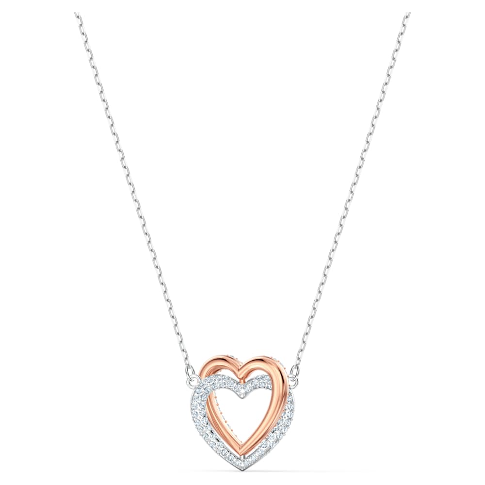 Swarovski heart infinity necklace Clearance