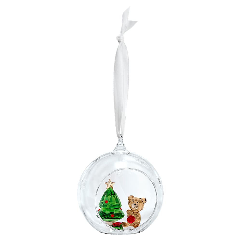 Ball Ornament, Christmas Scene Swarovski