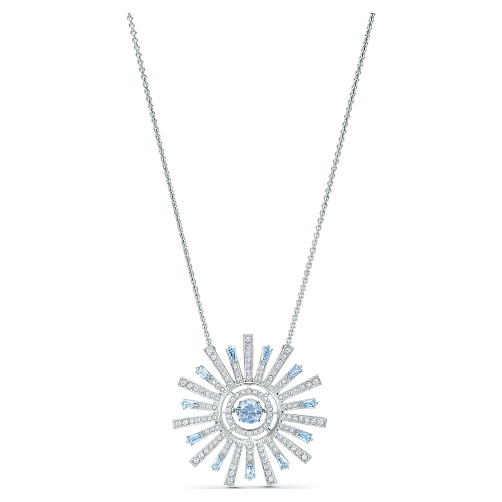 Blue, Rhodium plated | Swarovski