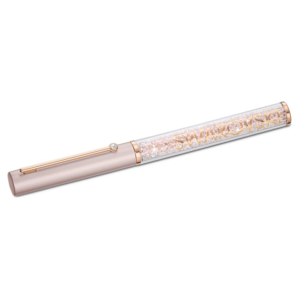 Crystalline Gloss ballpoint pen, plated Pink tone, gold-tone lacquered, Rose Rose gold