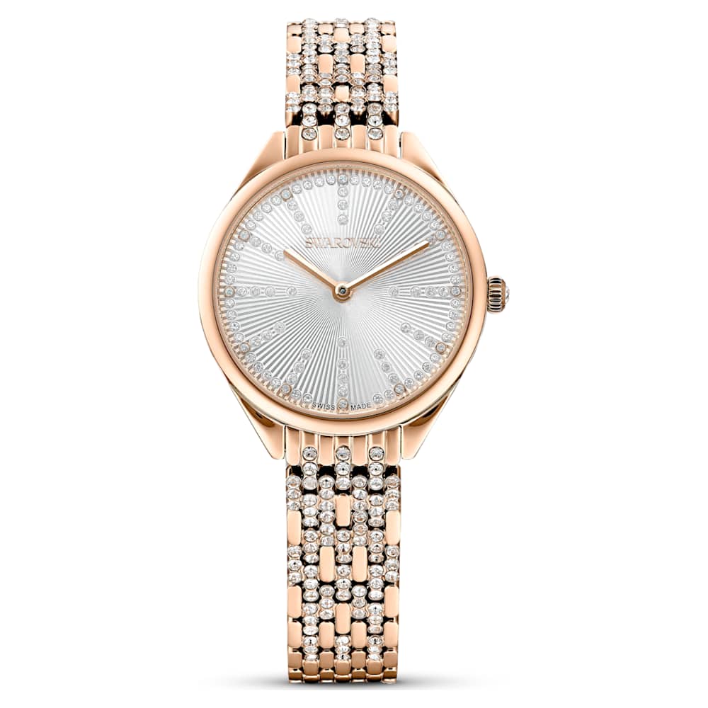 Swarovski watches rose 2025 gold