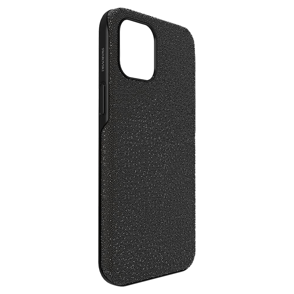 High smartphone case, iPhone® 12 Pro Max, Black Swarovski