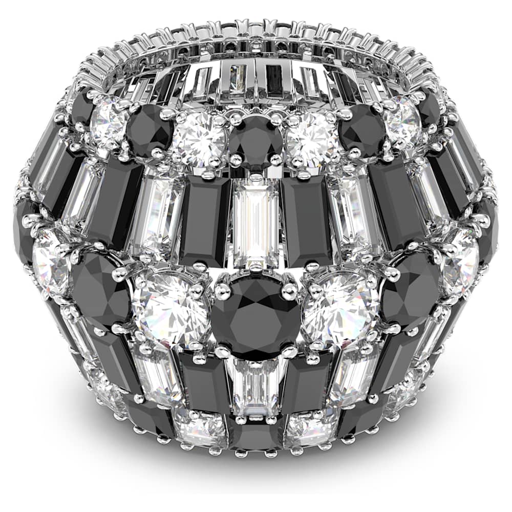 Bague discount swarovski noire