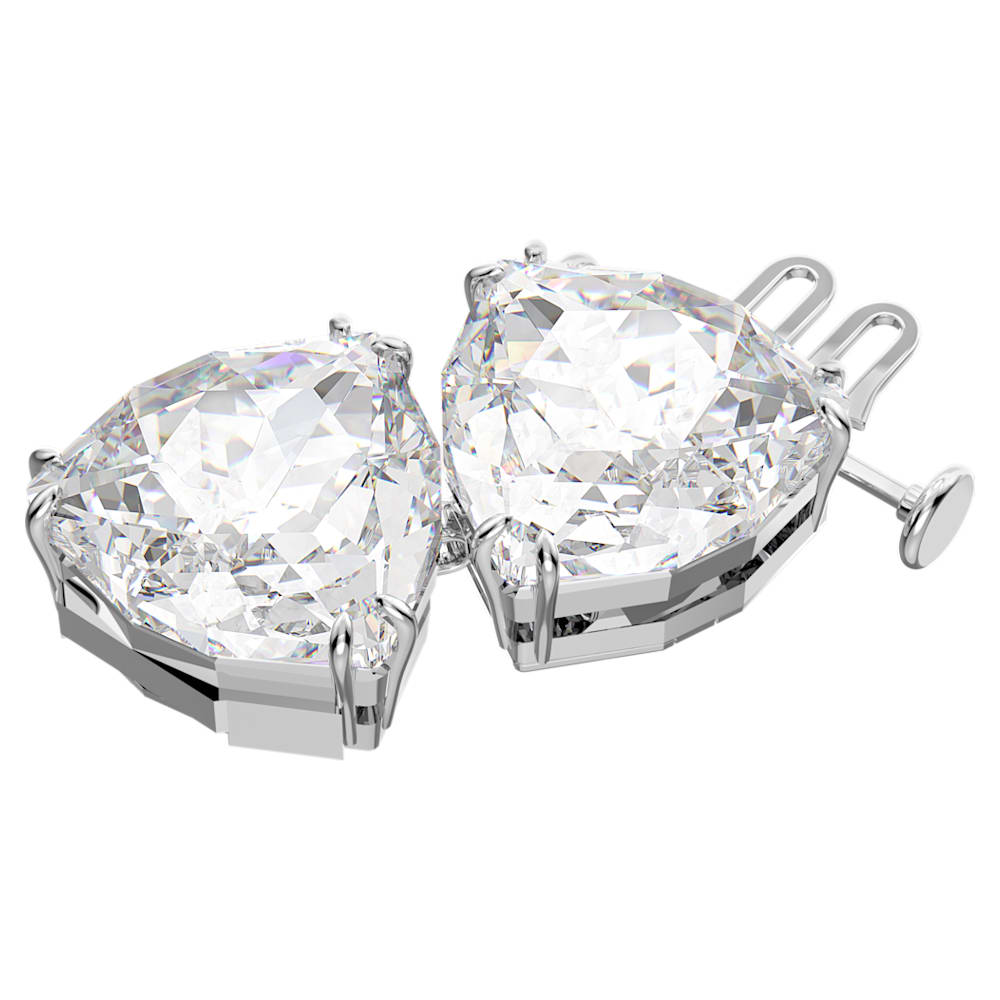 Millenia extender, Trilliant cut, White, Rhodium plated Swarovski