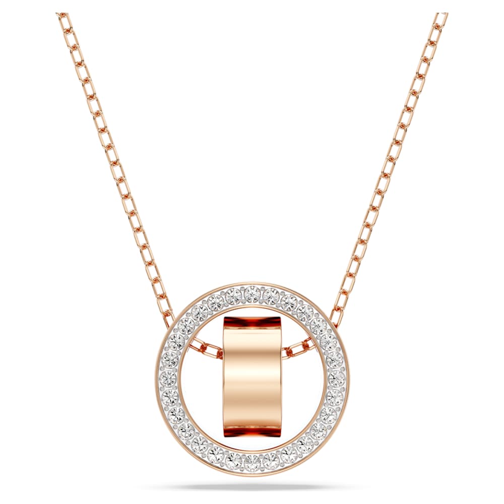 タカSWAROVSKI DEXTERA PENDANT　ローズゴールド Dextera pendant, Pink, Rose gold-tone plated | Swarovski